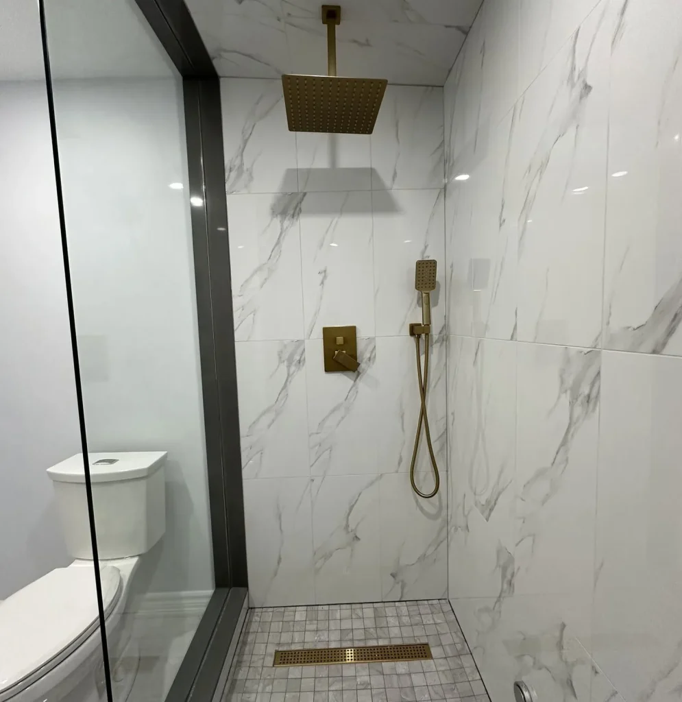 Modern luxury bathroom renovation
