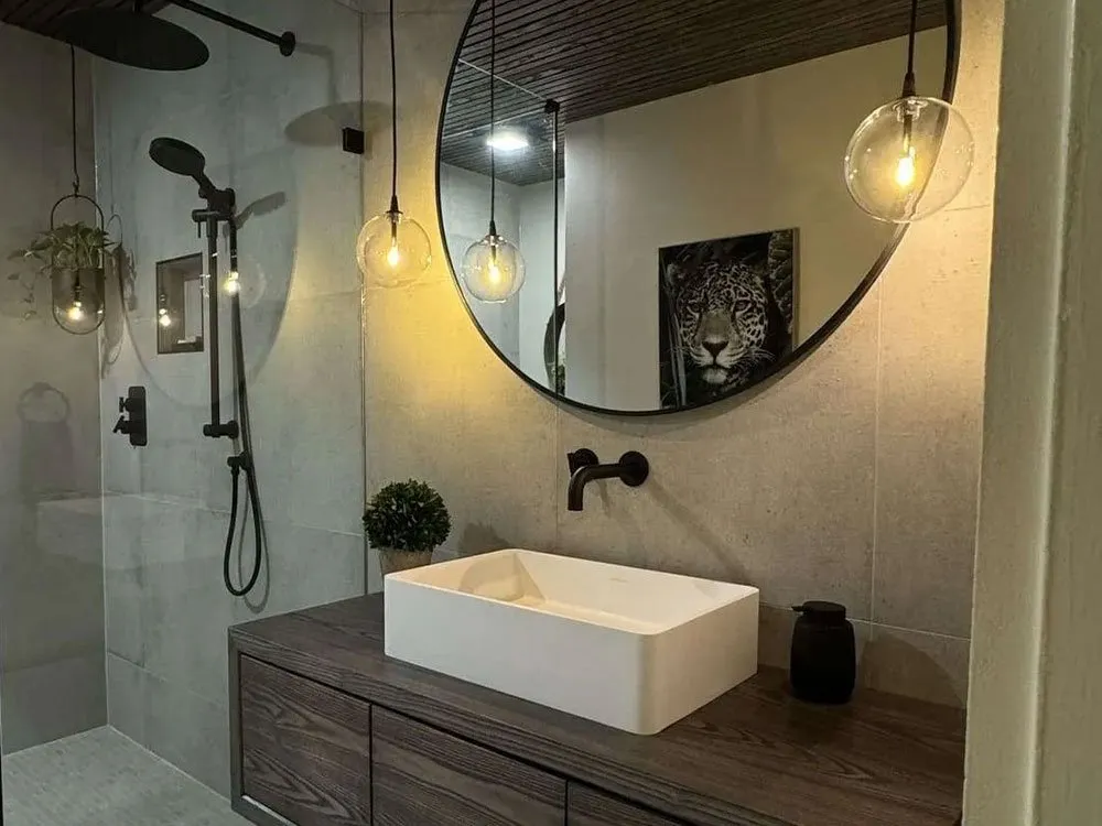 Modern luxury bathroom renovation