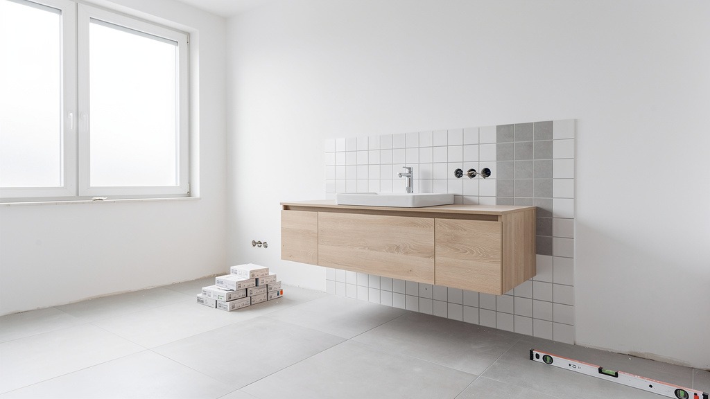 Modern luxury bathroom renovation