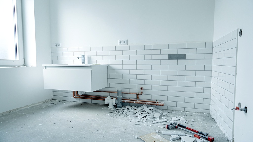 Modern luxury bathroom renovation